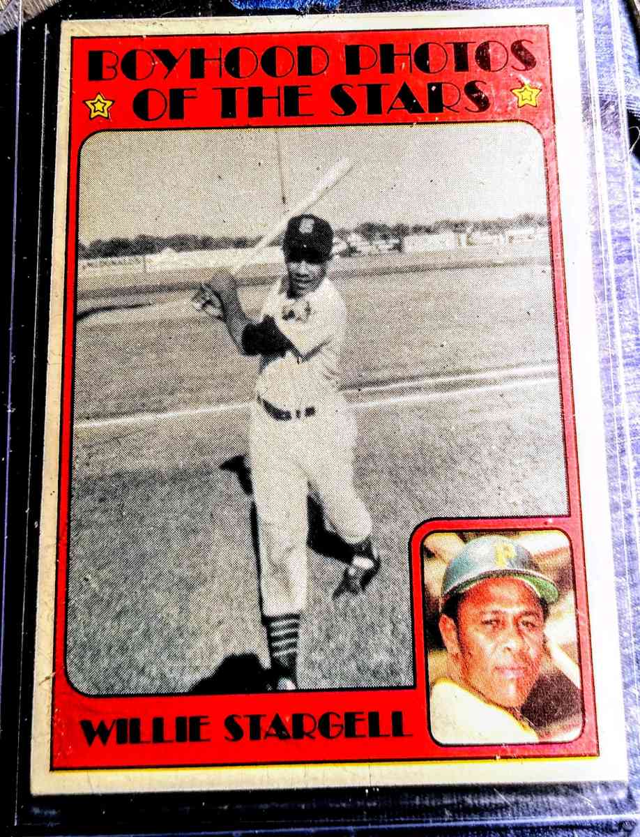 1956 YOUNG WILLIE STARGELL HIGH SCHOOL CARD