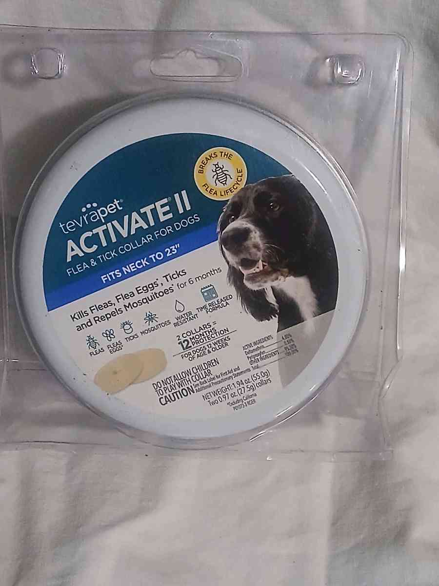 activate 2 flea and tick collar