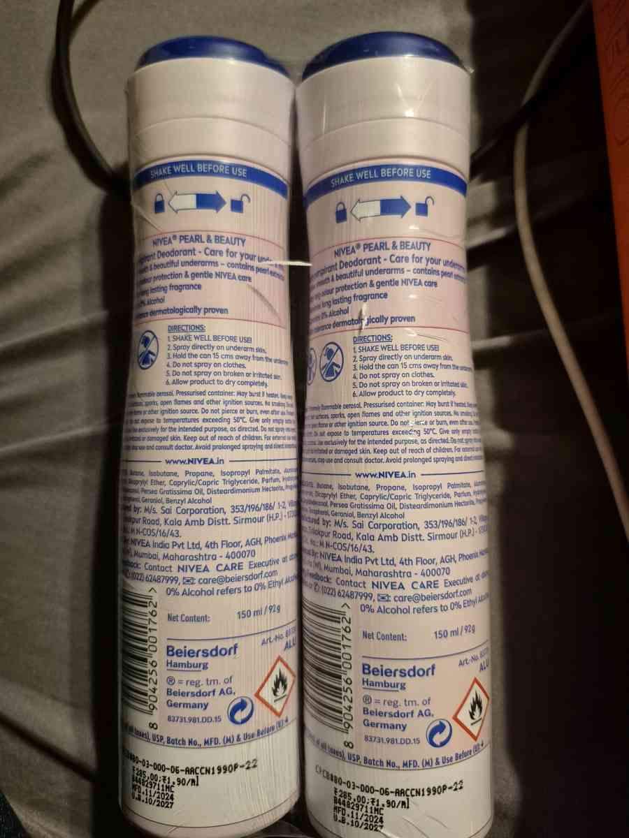 Nivea Pearl Beauty Spray Female Deodorant 150 mlAmazons Choi