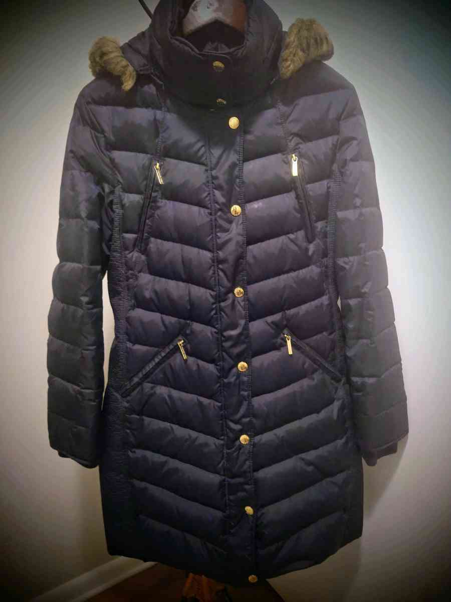 MICHAEL KORS Medium Dark Blue Winter Coat