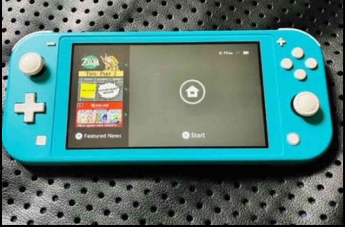 Nintendo Switch lite turquoise With Charger