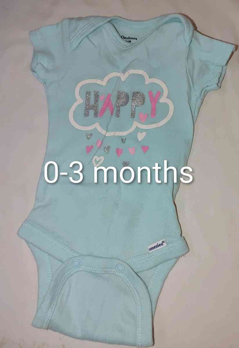Geber infant girls onesies