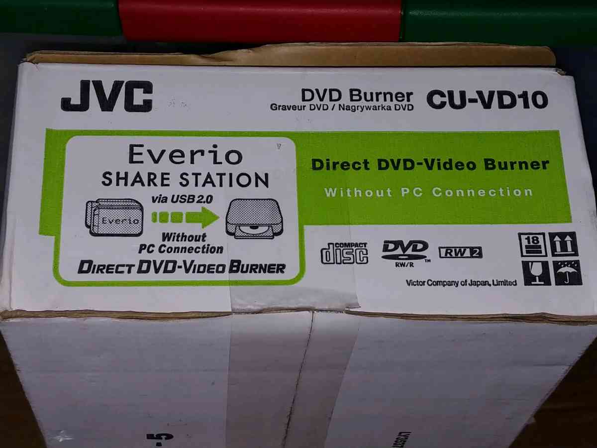 JVC Direct DVD Video Burner New