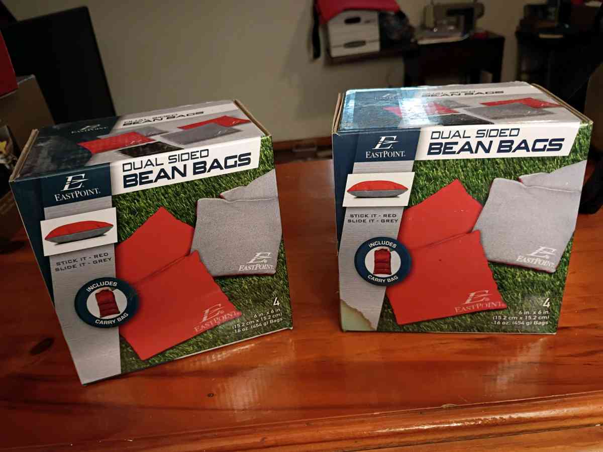 Dual Sided Bean Bags 4 Count To Each Box
