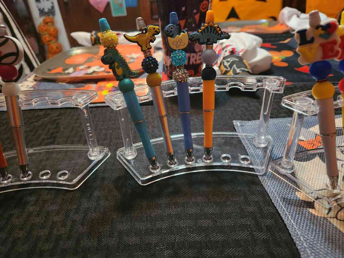 handmade beaded pens