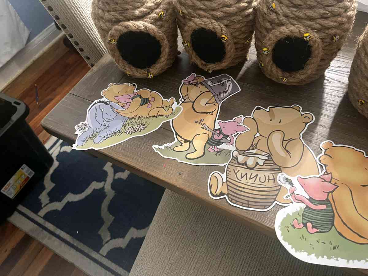 Winnie the pooh baby shower decorations