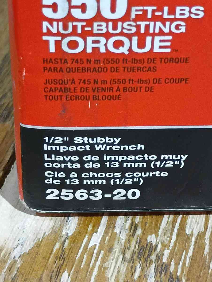 Milwaukee M12 half inch snubby compact impact and charger