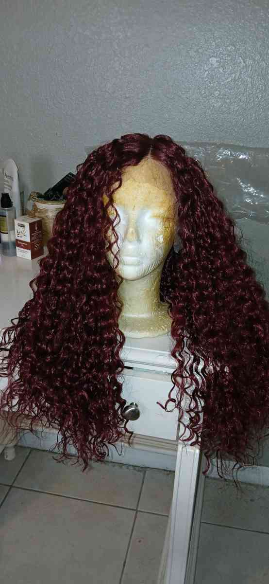 RedBurgundy Synthetic Wig