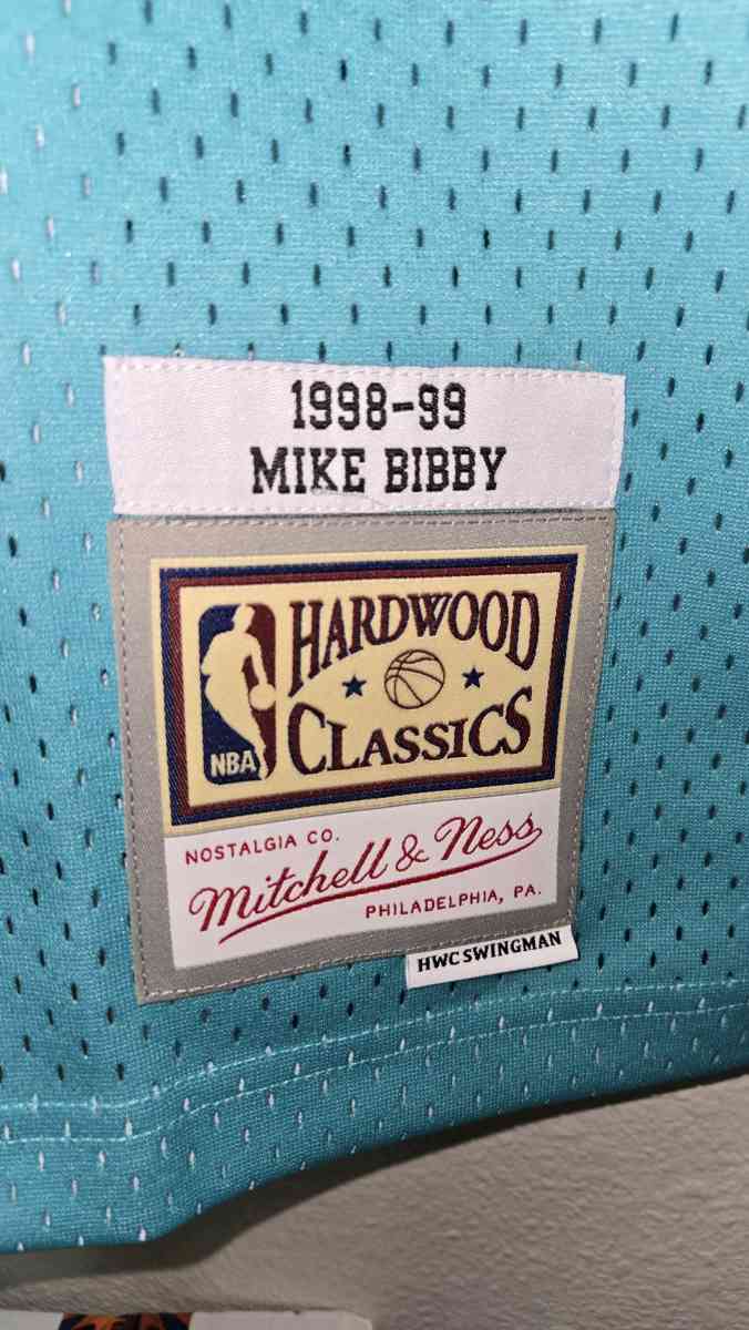 Mens Mike Bibby Turquoise Vancouver Grizzlies 1998 99