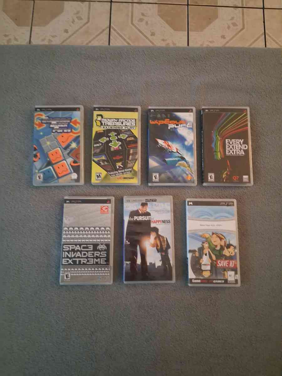 7 PSP Games and PSP UMD Videos for PlayStation Portable PSP