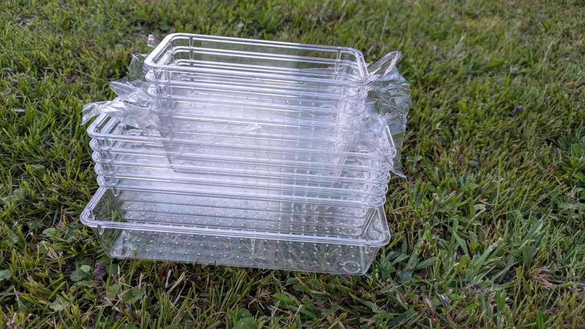 clear organizer trays