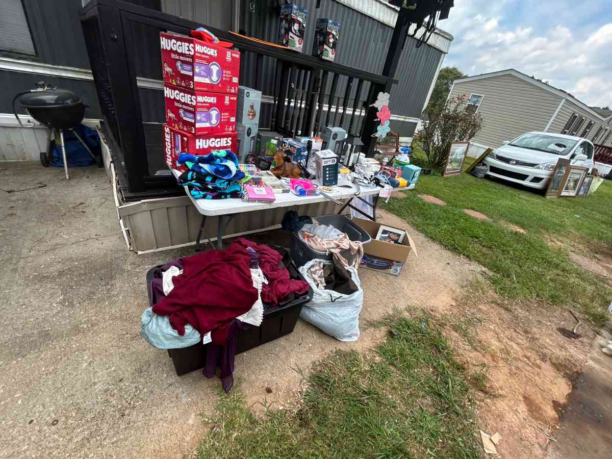 Toys new clothes shoes and more