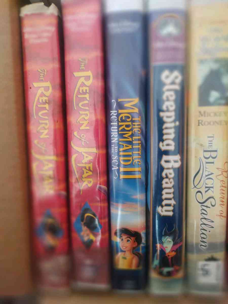 Disney Vintage VHS Tapes Bulk Media Lot of 13 Classic Kids M