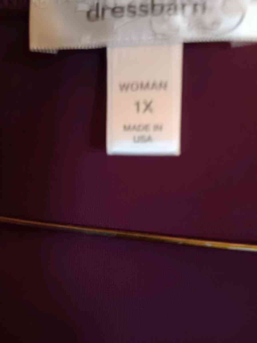 A burgundy dress blouse