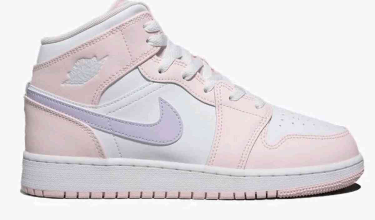 Violet Frost white pink Nike Air Jordans Big Youth Size 3
