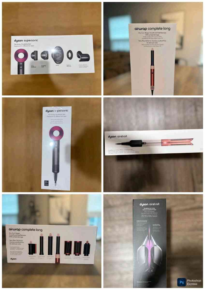 lot of 3 brand new Dyson hair tools