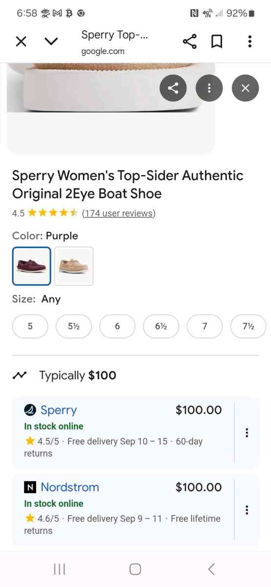 Sperry TopSider Womens Shoes