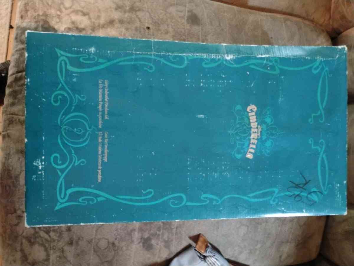 Disney Cinderella Fairy Godmother Porcelain Doll with wand