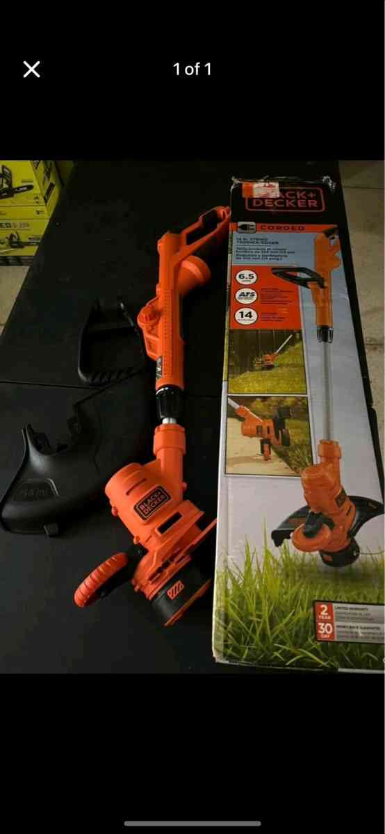 black and decker corded edge trimmer