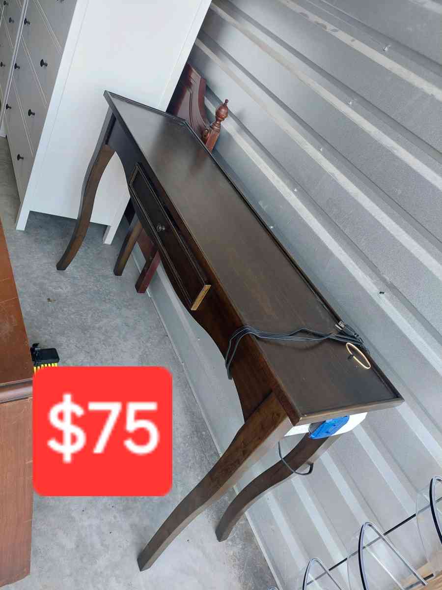 Brown entrance table