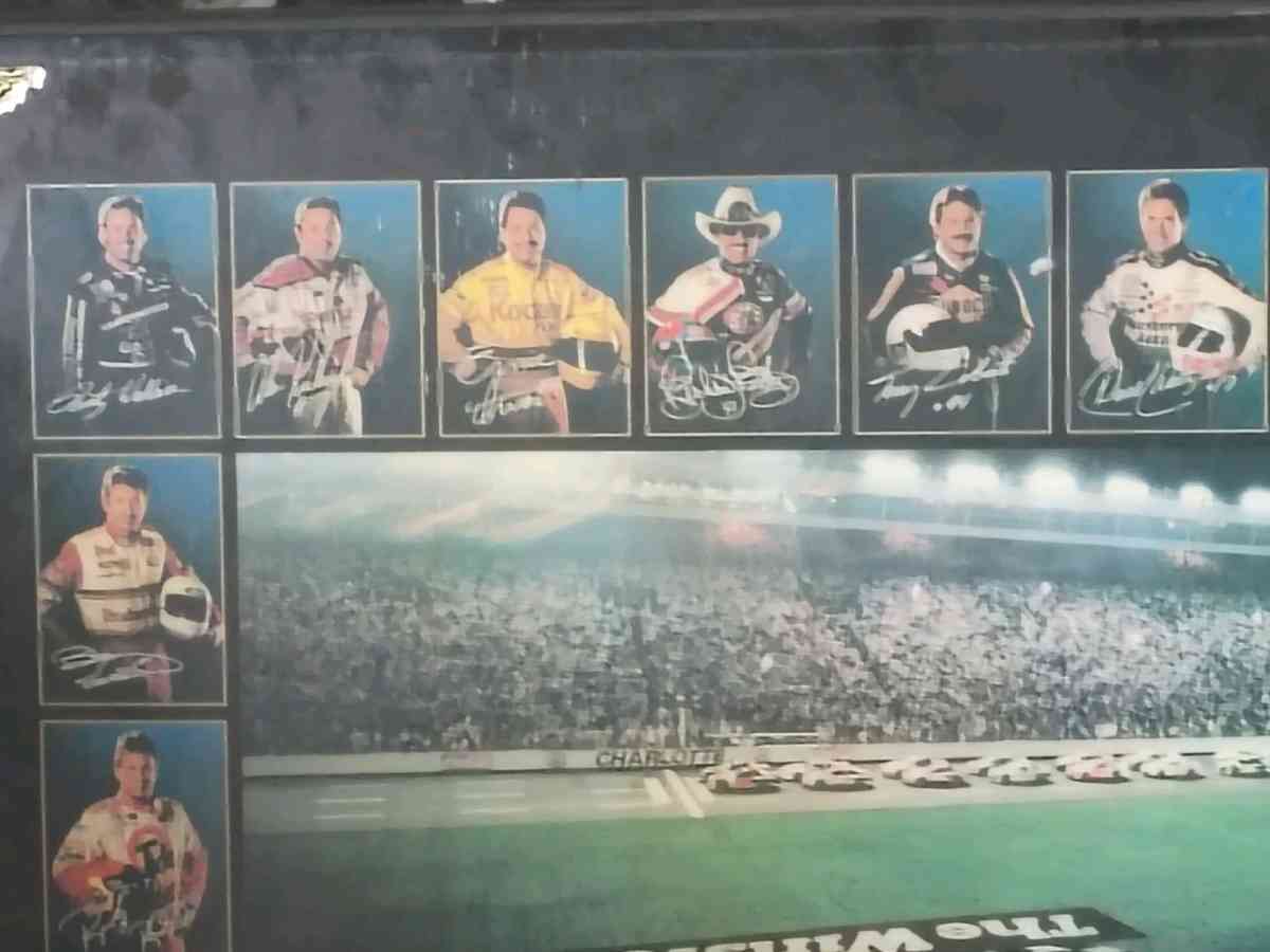 under The lights NASCAR painting