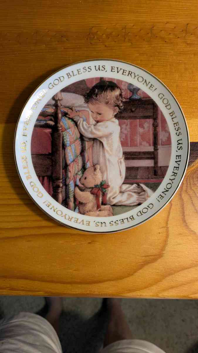 The American Greetings 6 Christmas Blessings Collector Plate