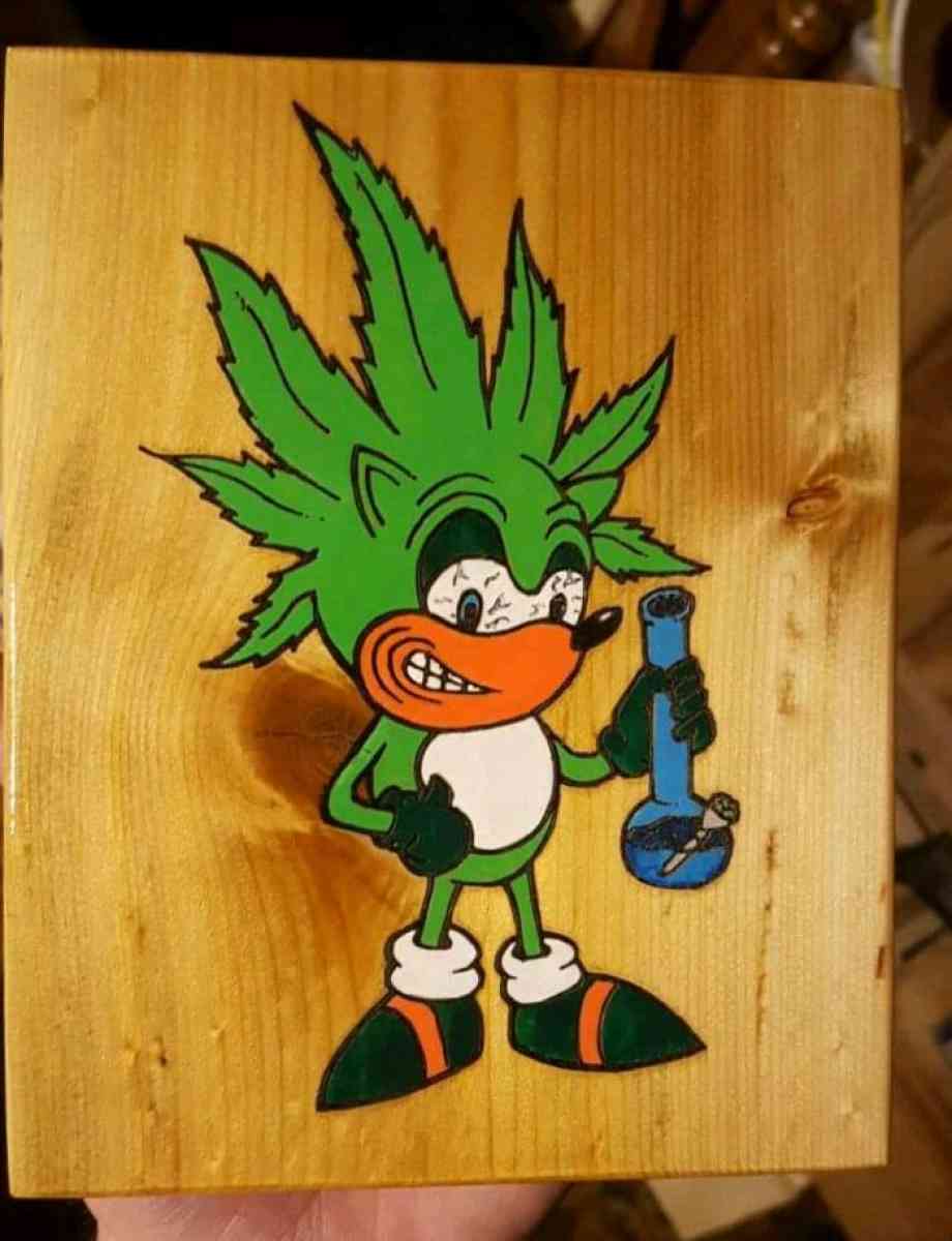 Kronic the Hedgehog wall decor