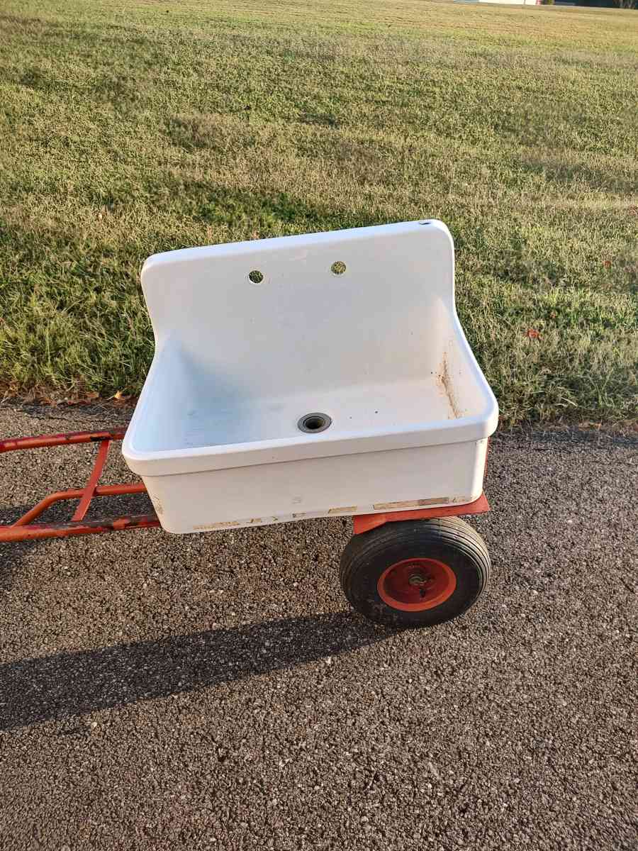 big white sink