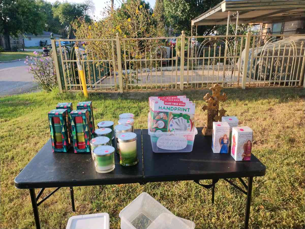 yard sale today and tomorrow