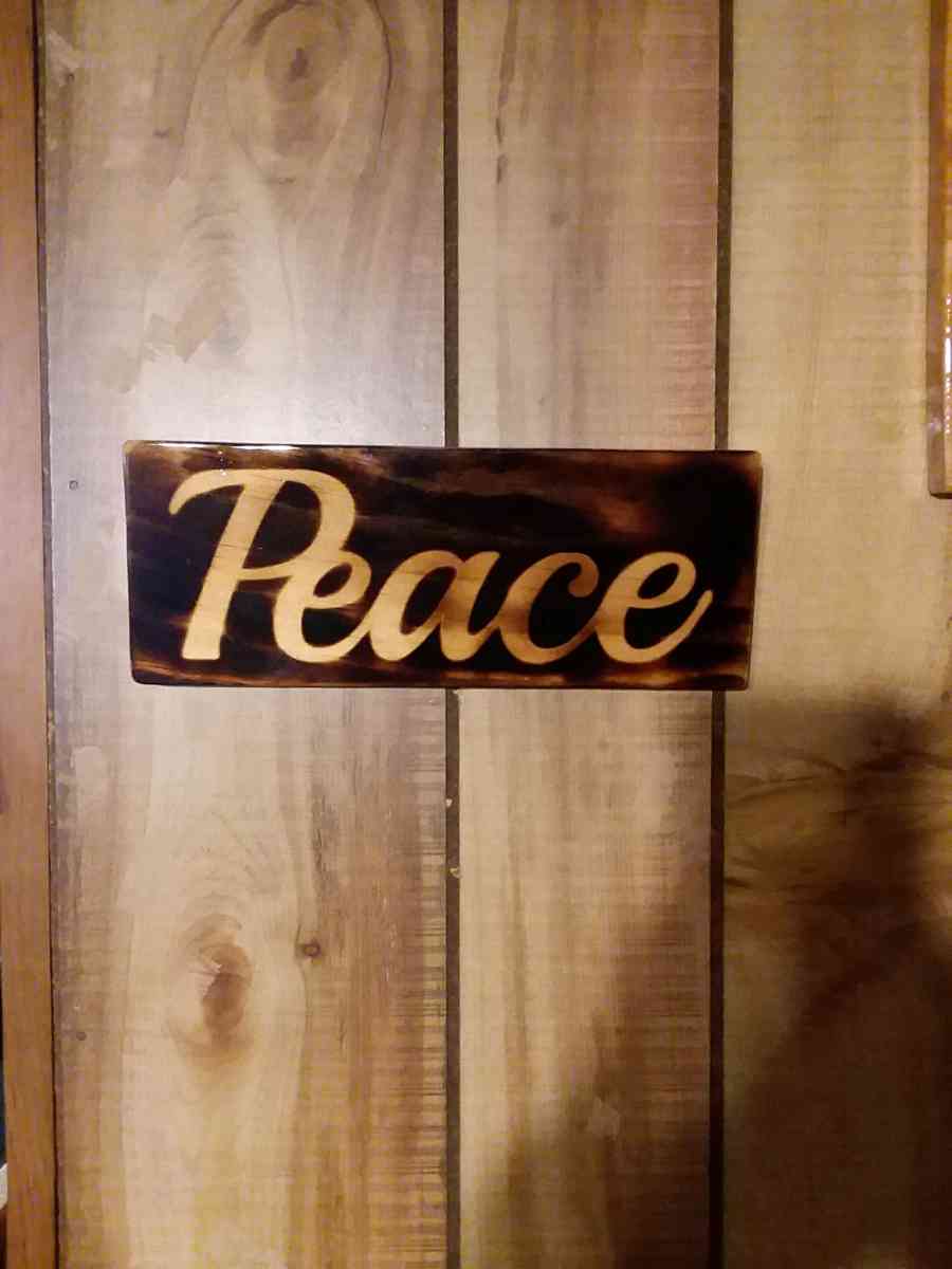 peace sign wall decor