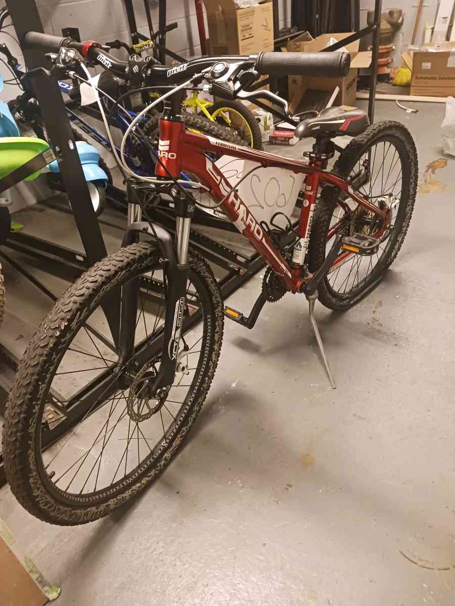 Red 2013 Haro Flightline Sport  Custom Wheel Art Flat Tire