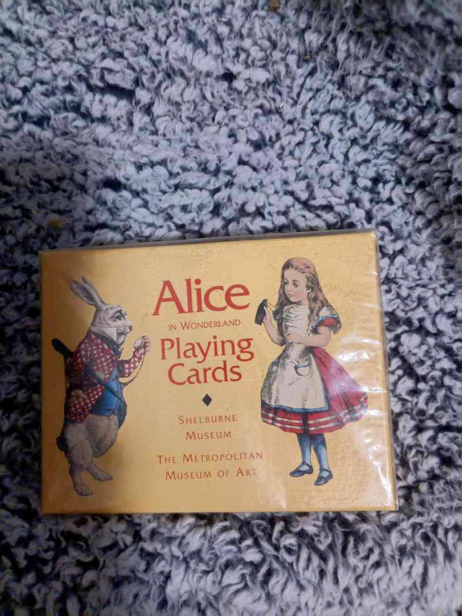Alice And Wonderland Playing Cards