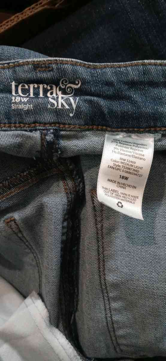 Womens Denim Jeans 18w