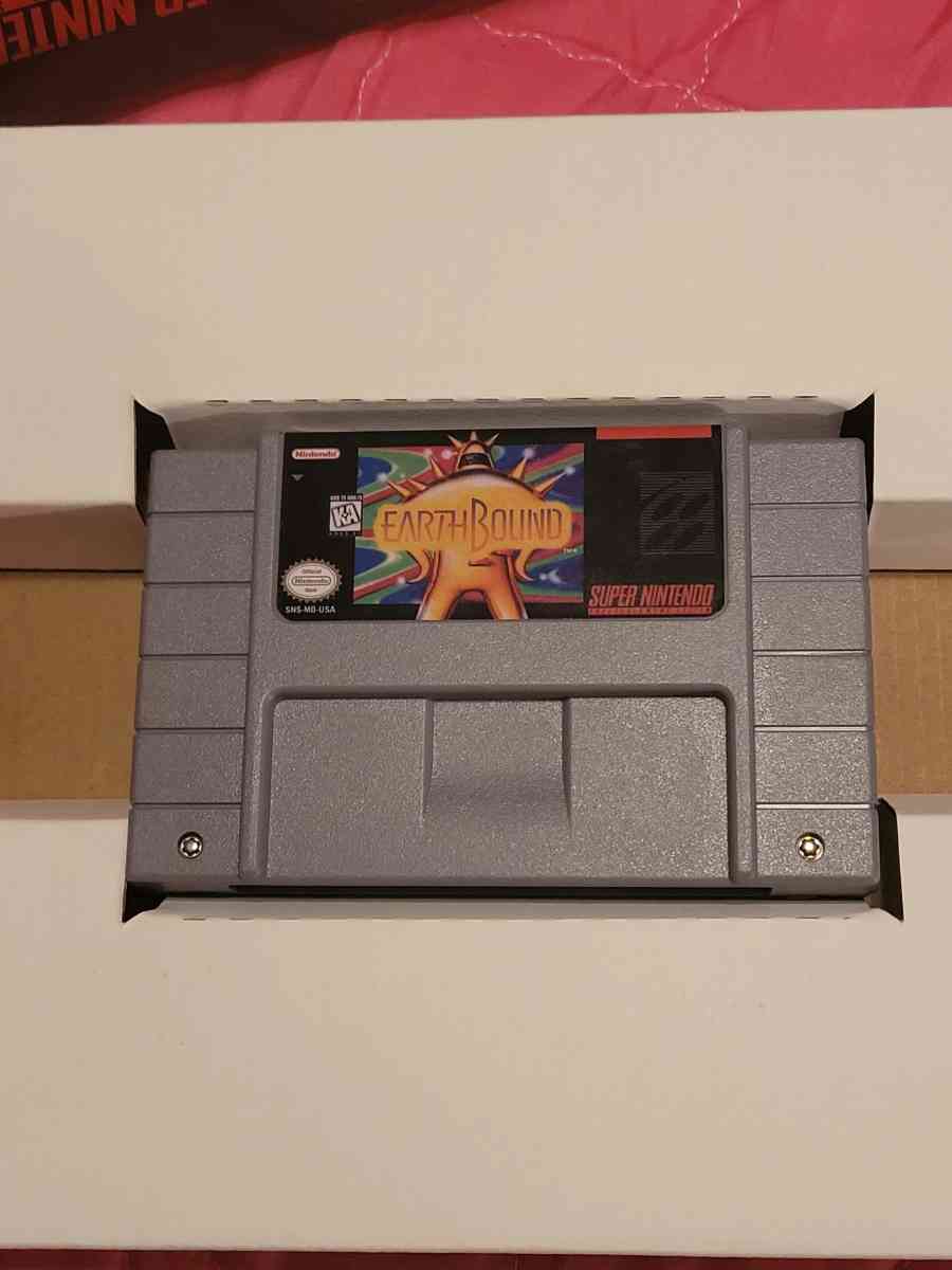 Earthbound SNES Game with Big Box and Manual