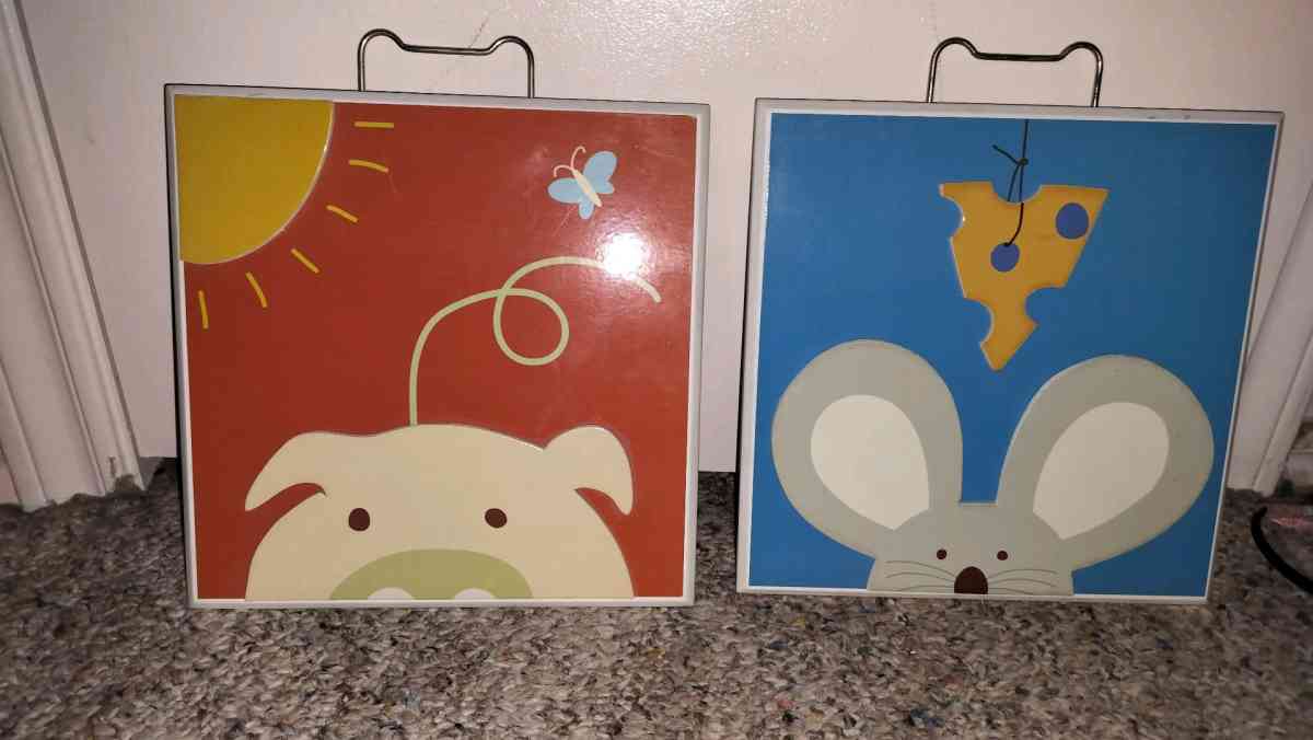 Adorable Animal Wall Plaques