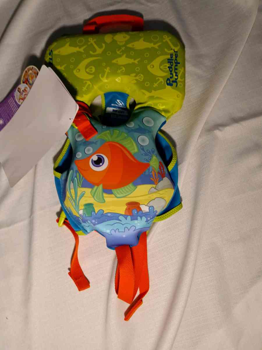 4 brand new Puddle jumpers life infant jumpsuit