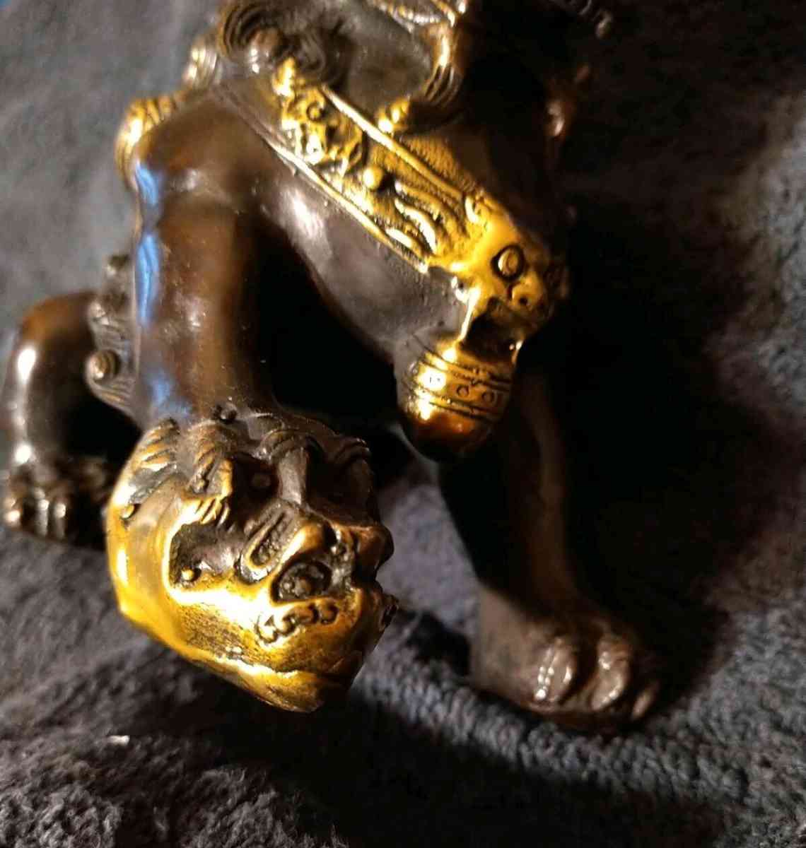 This Chinese Guardian Lion referred to as a Foo Dog or FuDog