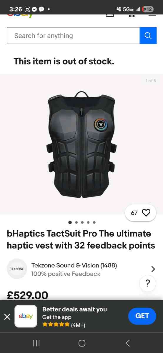 Bhaptics VR Tactsuit Pro and Sleeves FPS Bundle