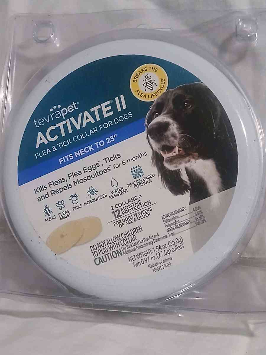 activate 2 flea and tick collar