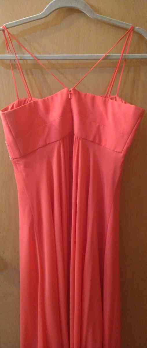 davids bridal coral stunning dress size 8