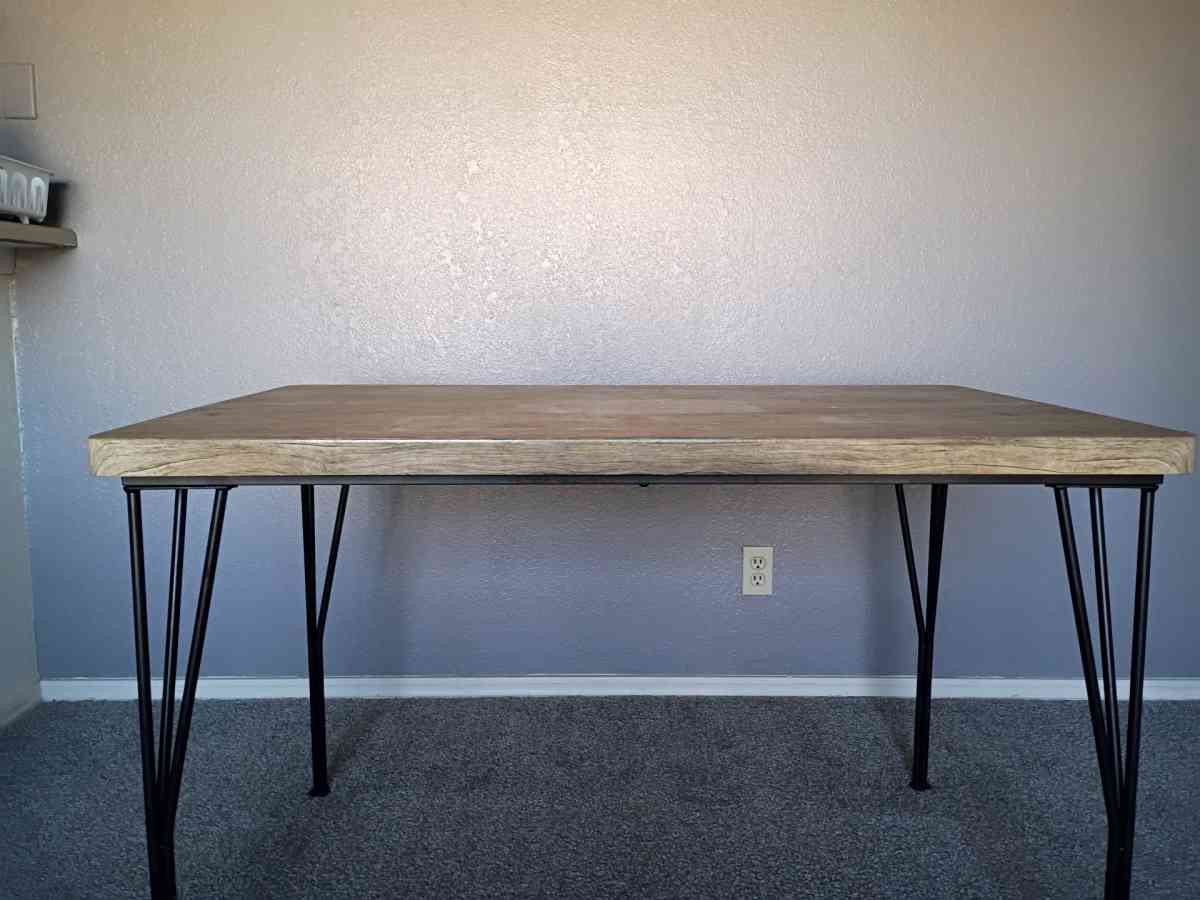 is a beautiful brown table  and I am selling it for 48