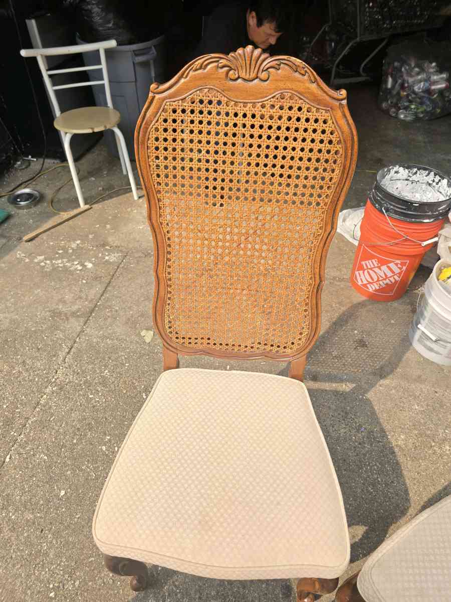 Antique Cane Back Dining Chair set of 6