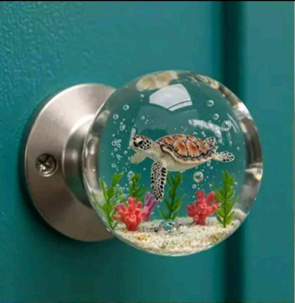 Doorknobs for cabinets and other areas Turtle and fish sold