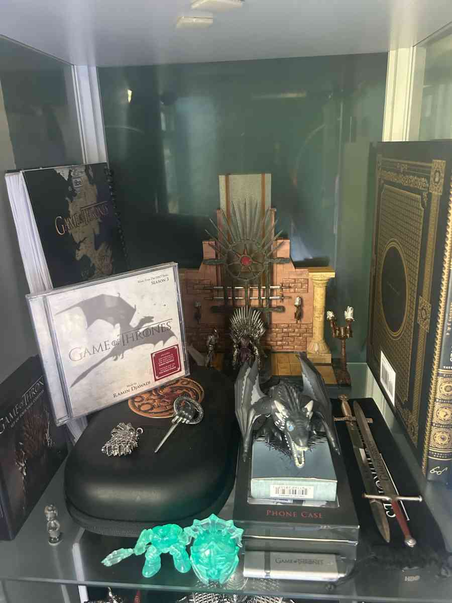 game of thrones memorabilia collection