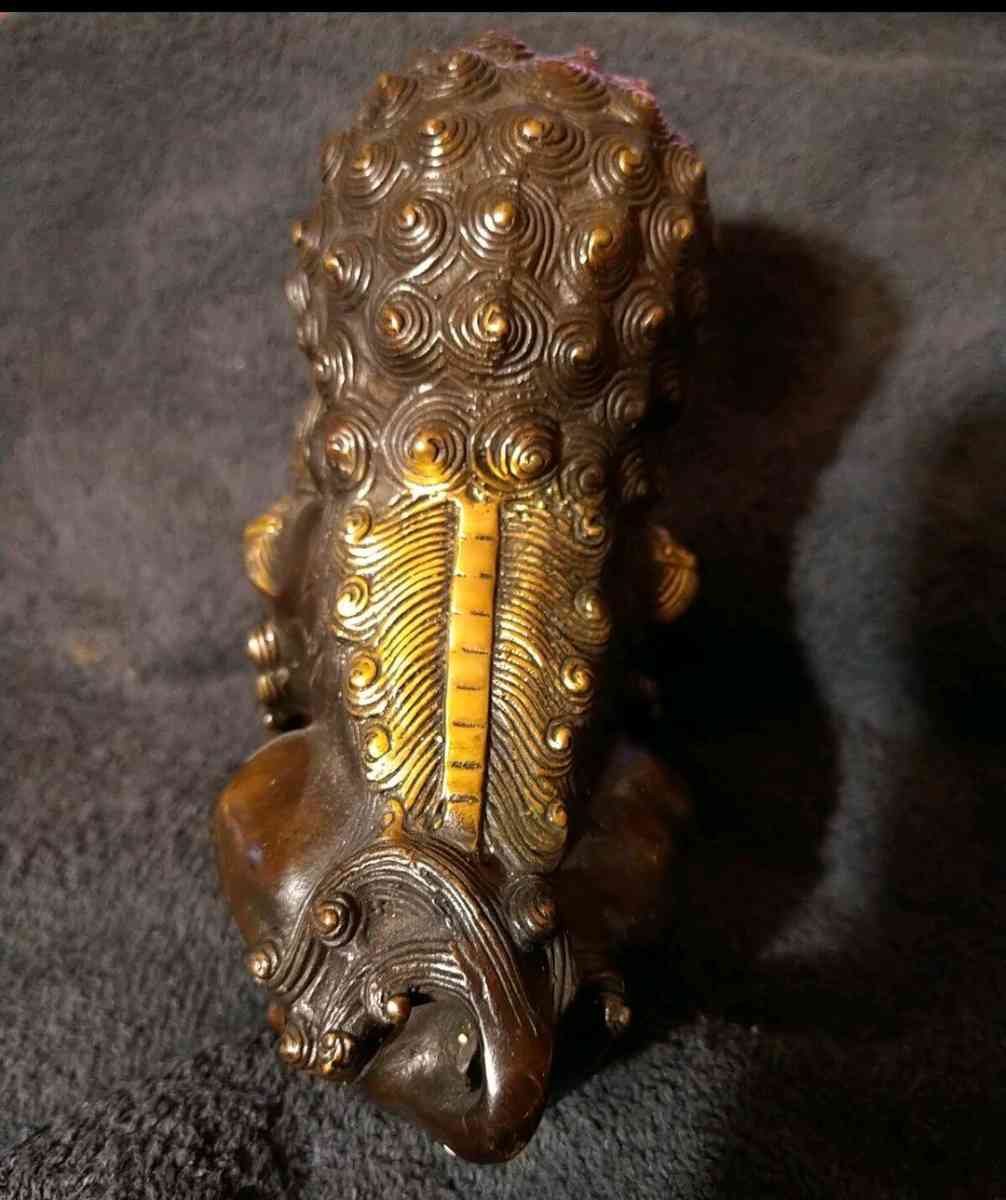 This Chinese Guardian Lion referred to as a Foo Dog or FuDog