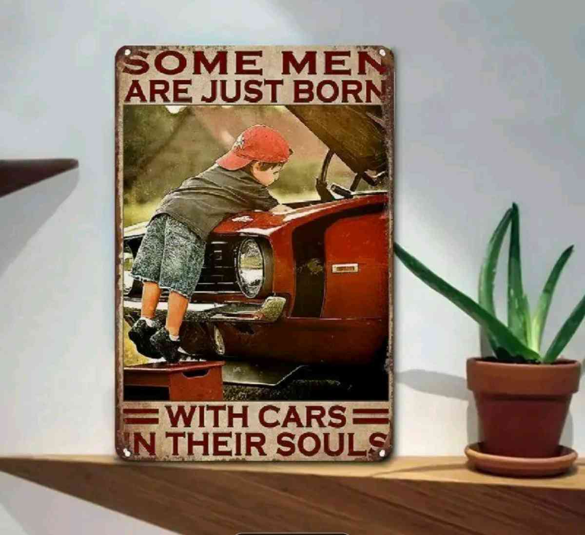 Car Metal Wall Decor