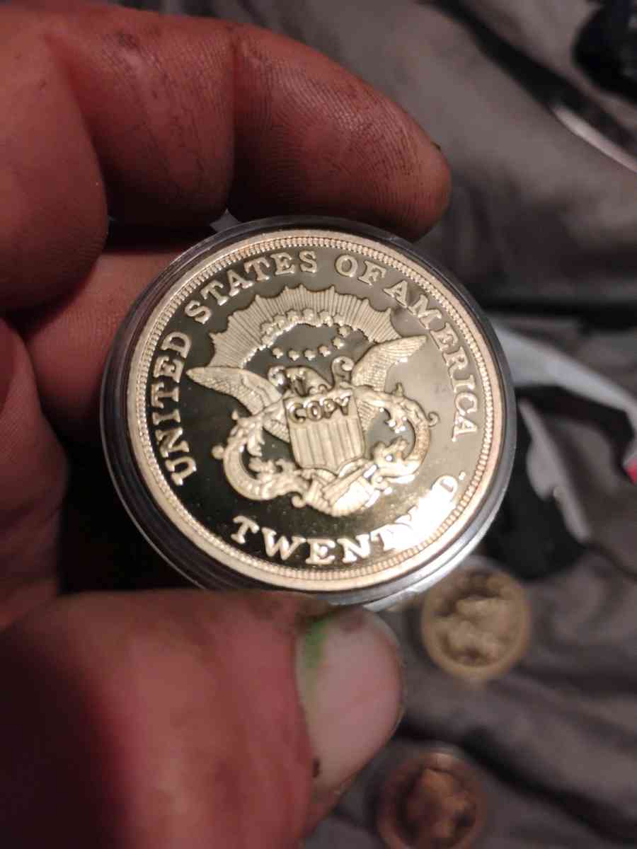 1849 Liberty Head coin gold 20 piece