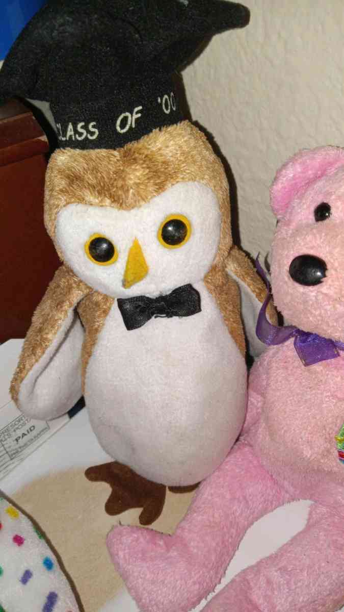 Rare collectible Beany babies