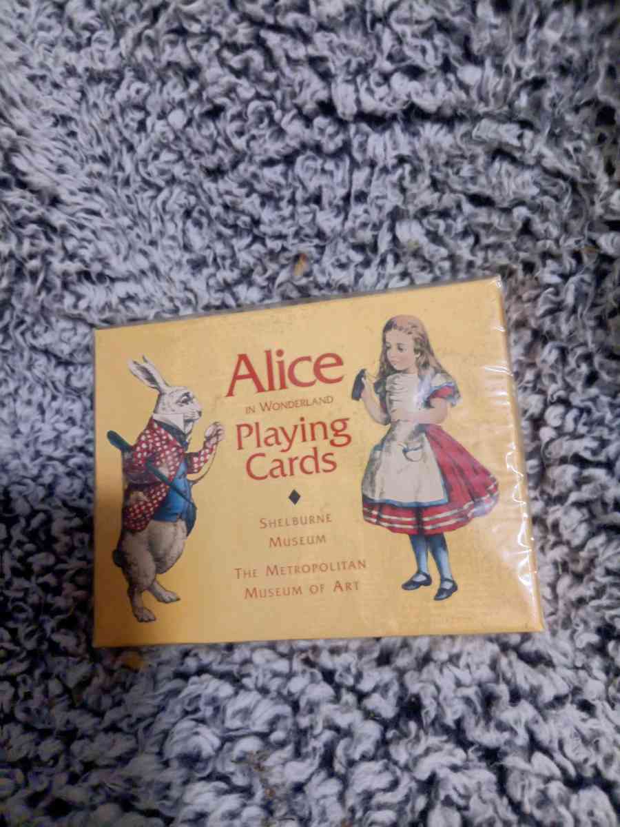 Alice And Wonderland Playing Cards