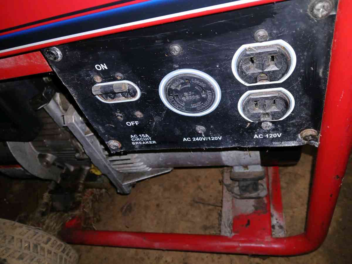 Troybilt generator